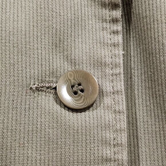 Gerald Darel Nolwenne Utility Jacket Khaki Green Size 10, 42 - Picture 7 of 9